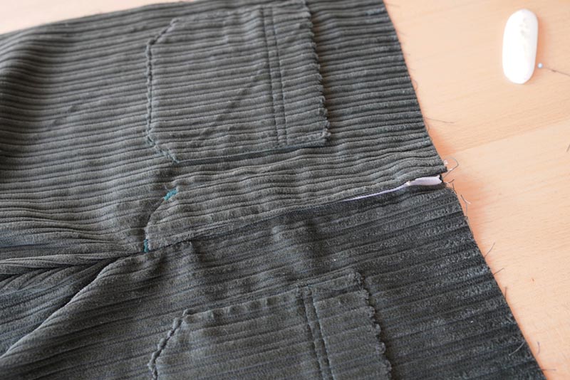 Jak ušít poklopec - dámské kalhoty