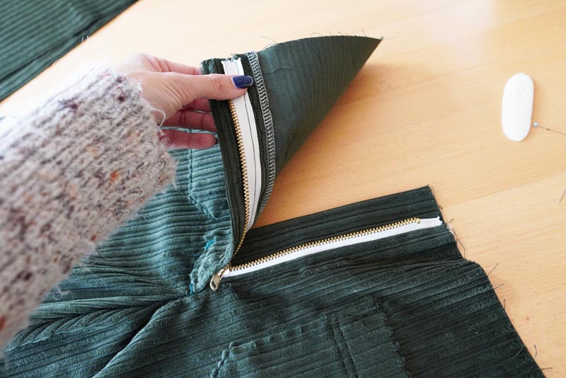 Jak ušít poklopec - dámské kalhoty