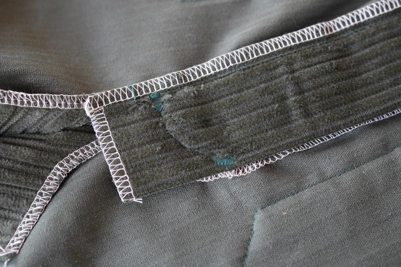 Jak ušít poklopec - dámské kalhoty