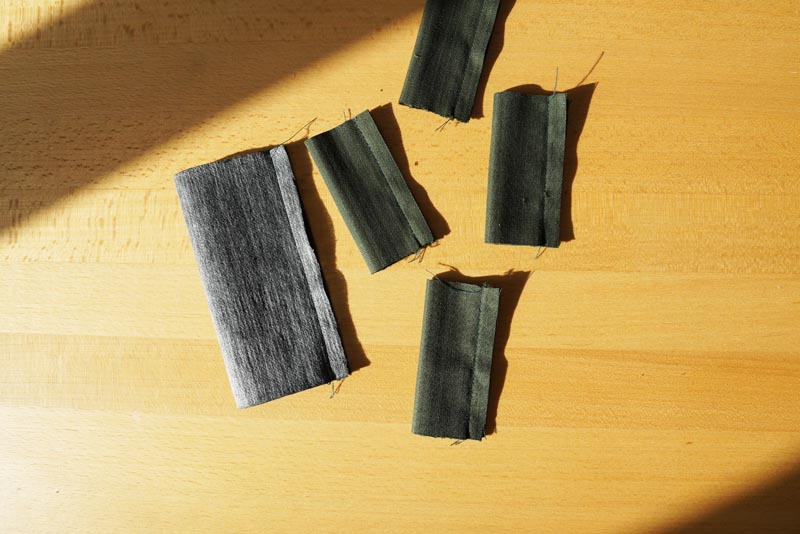 Podrobný návod na šití manšestráků - očka na pásek