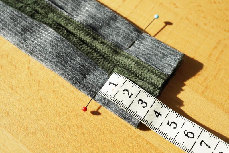 Podrobný návod na šití manšestráků - očka na pásek