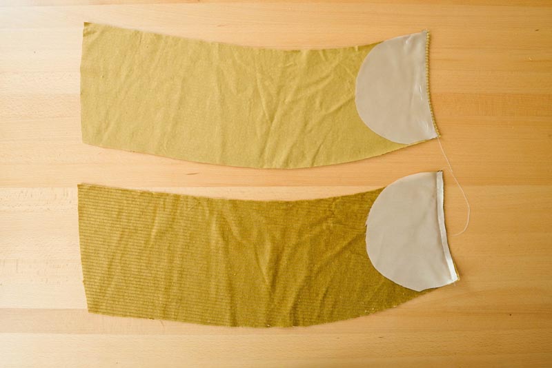 Jak se šije manšestrová sukně (šití kapes na sukni)