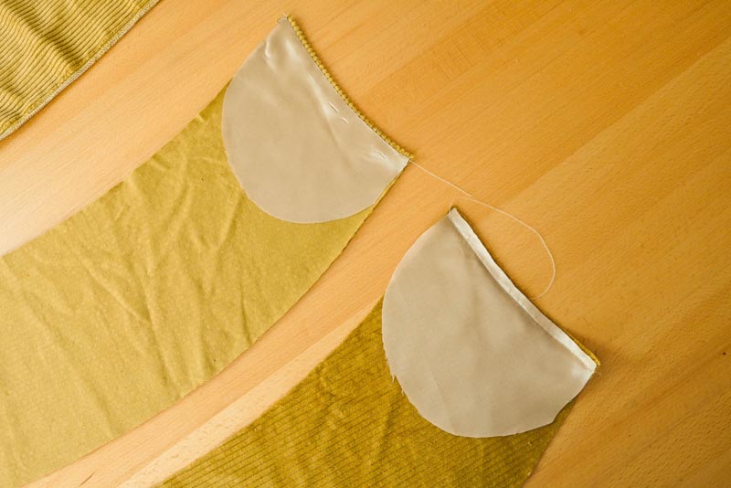 Jak se šije manšestrová sukně (šití kapes na sukni)