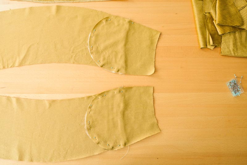 Jak se šije manšestrová sukně (šití kapes na sukni)