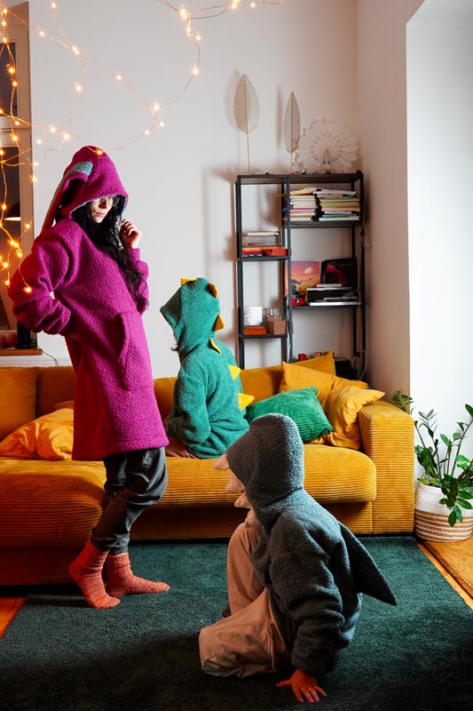 Jak ušít chlupatou mikinu