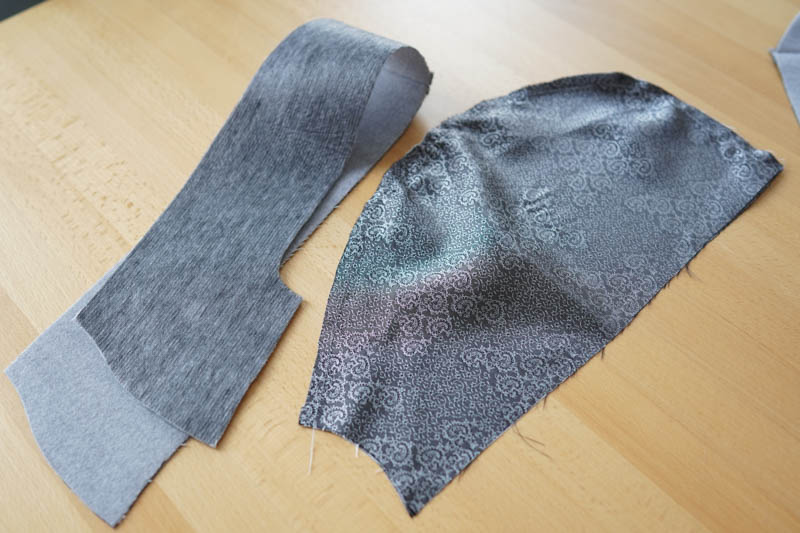 Jak ušít elegantní dámský kabát s podšívkou - kapuce s podšívkou