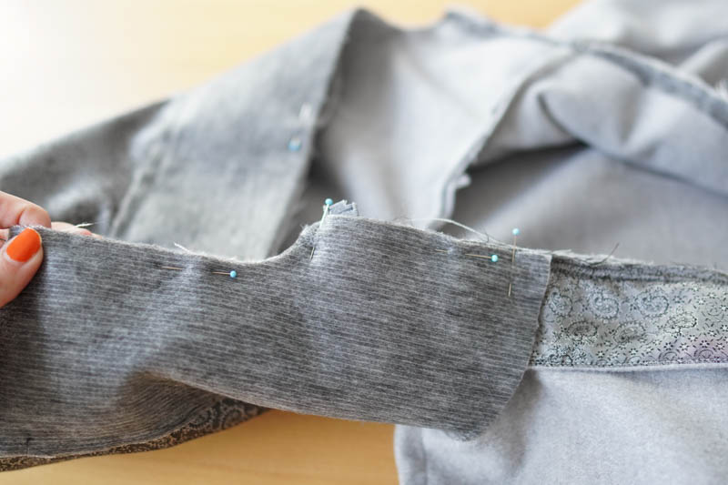 Jak ušít elegantní dámský kabát s podšívkou - kapuce s podšívkou