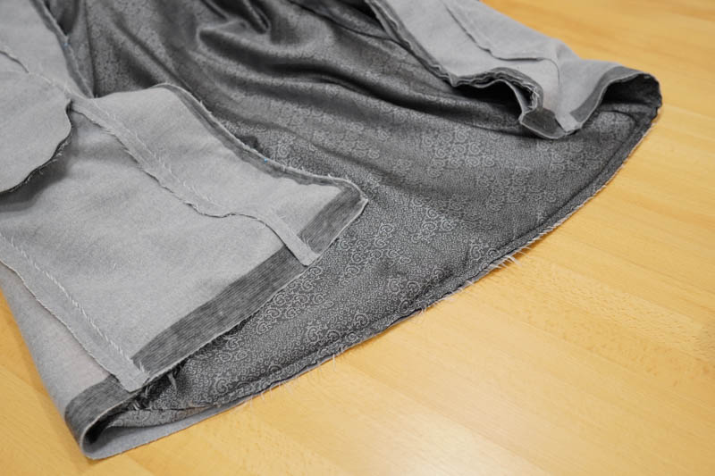 Jak ušít elegantní dámský kabát  - všití podšívky do kabátu