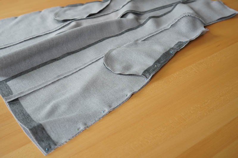 Jak ušít elegantní dámský kabát s podšívkou - šití bočních švů