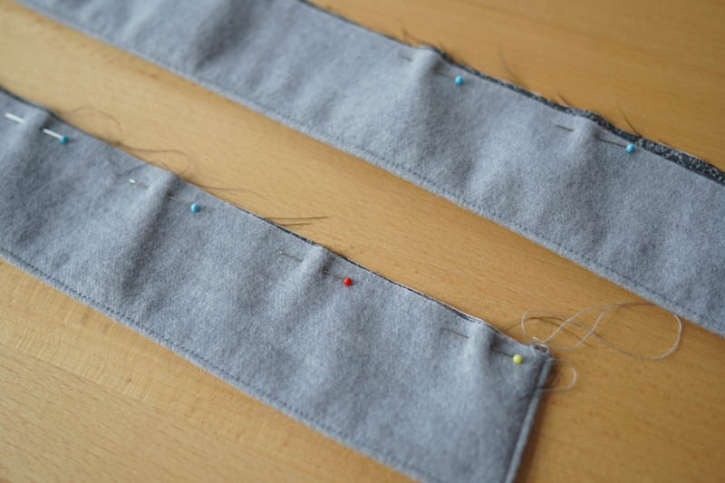 Jak ušít elegantní dámský kabát s podšívkou - všití zipu s podkrytem a nákrytem