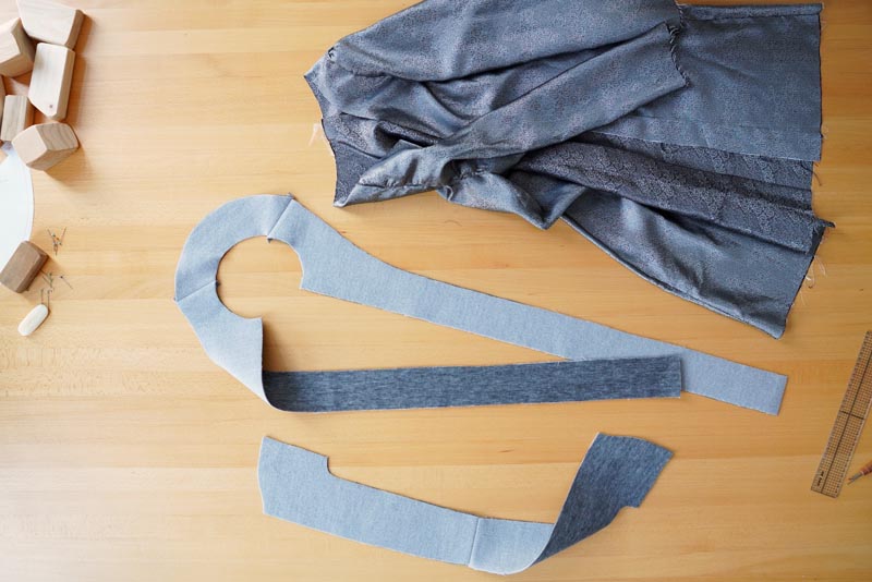 Jak ušít elegantní dámský kabát s podšívkou - šití podšívky a podsádky