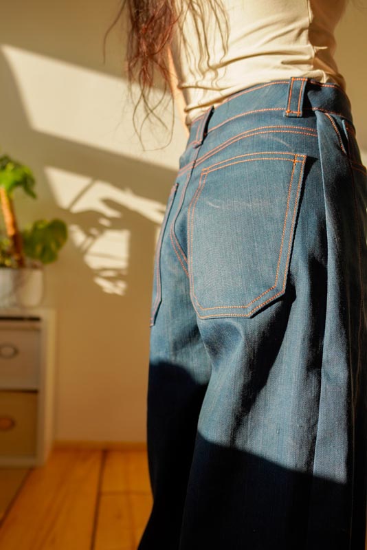 Jak ušít džíny + střih