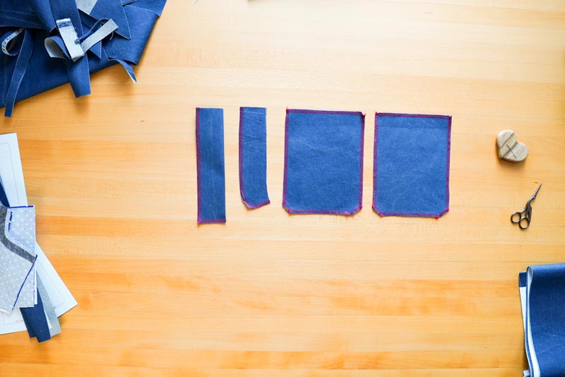 Jak ušít džíny - drobná příprava před šitím