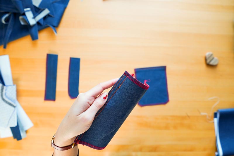 Jak ušít džíny - kapsy