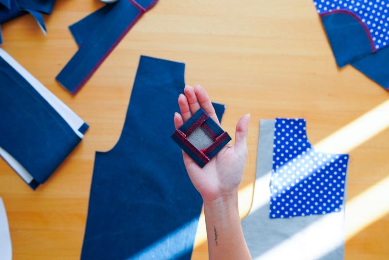 Jak ušít džíny - krytí předních kapes a mini kapsička