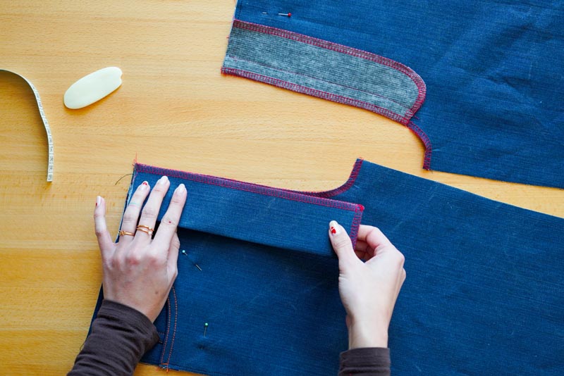 Jak ušít džíny - poklopec (rozparek zipu)