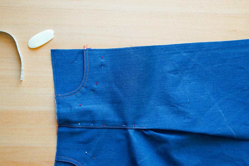 Jak ušít džíny - poklopec (rozparek zipu)