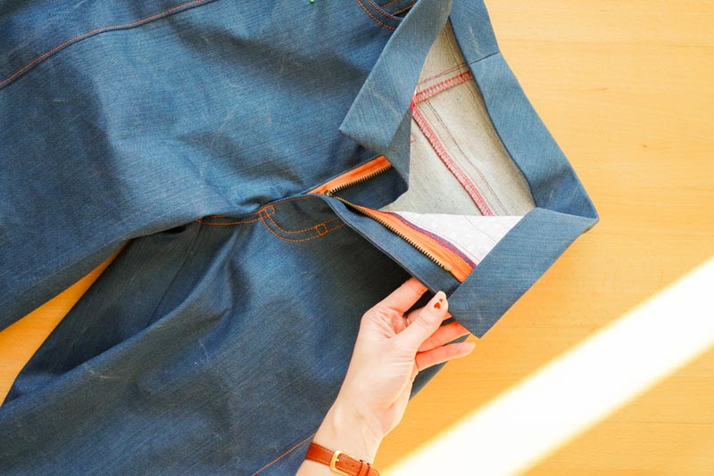 Jak ušít džíny - pásek