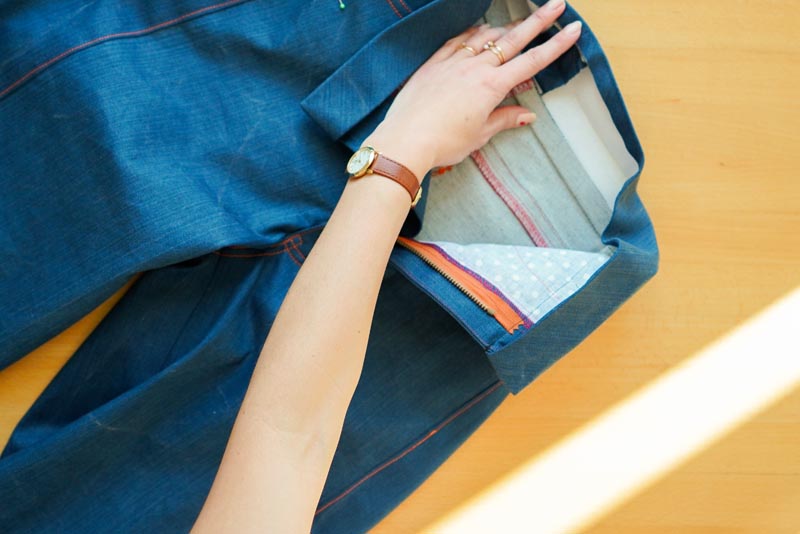 Jak ušít džíny - pásek