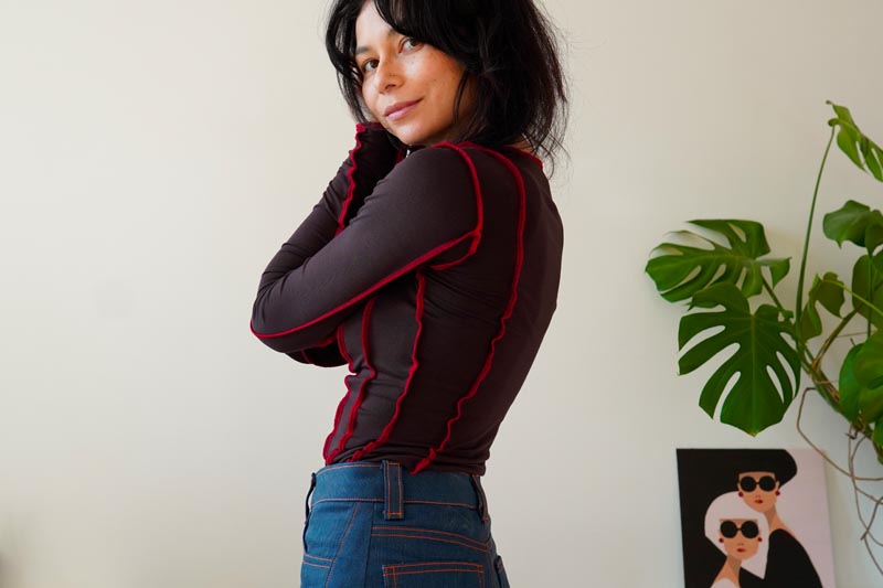 Střih a návod jak ušít tričko naruby