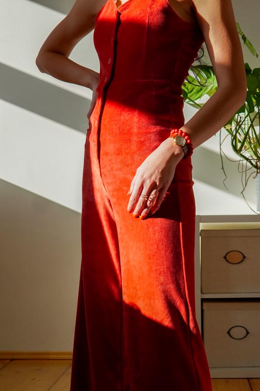 Střih a návod jak ušít dámský overal