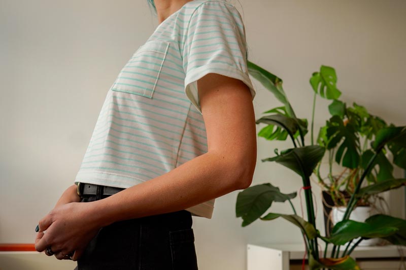 Střih a návod jak ušít jednoduché triko