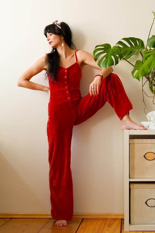 Střih a návod jak ušít dámský overal