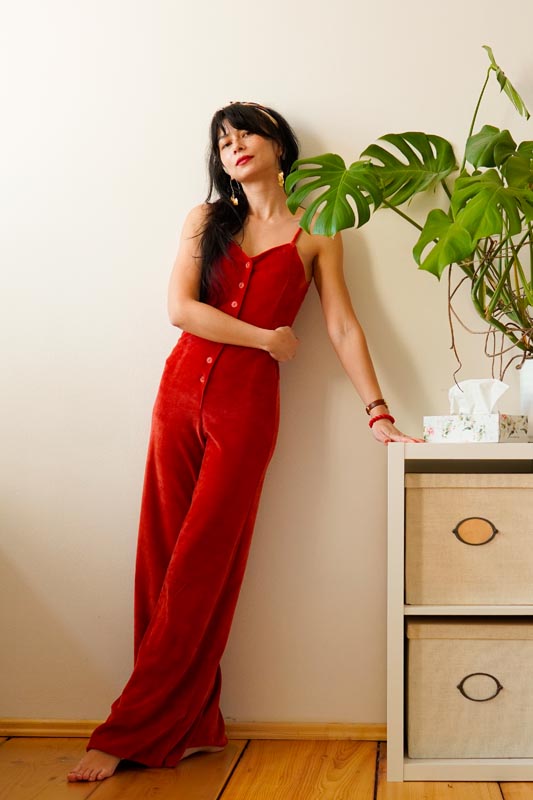 Střih a návod jak ušít dámský overal