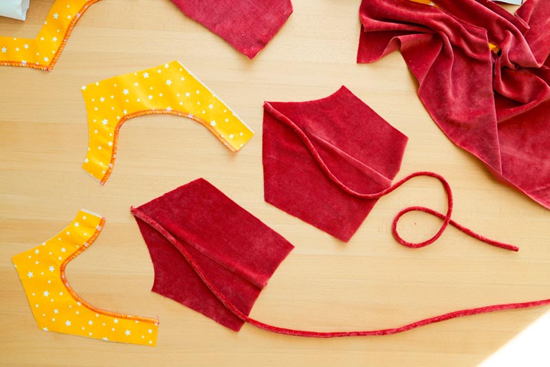 Jak ušít overal - podsádka živůtku předního dílu