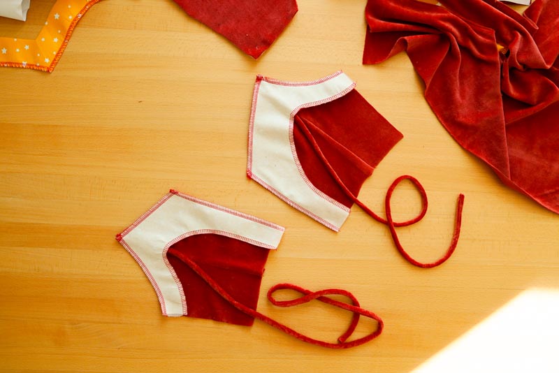 Jak ušít overal - podsádka živůtku předního dílu