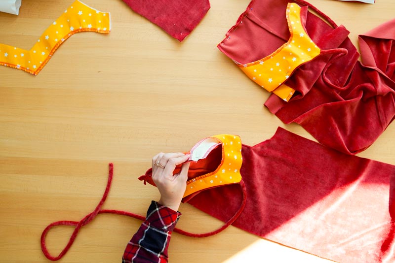 Jak ušít overal - živůtek předního dílu