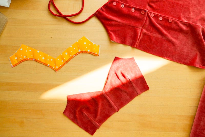 Jak ušít overal - živůtek zadního dílu