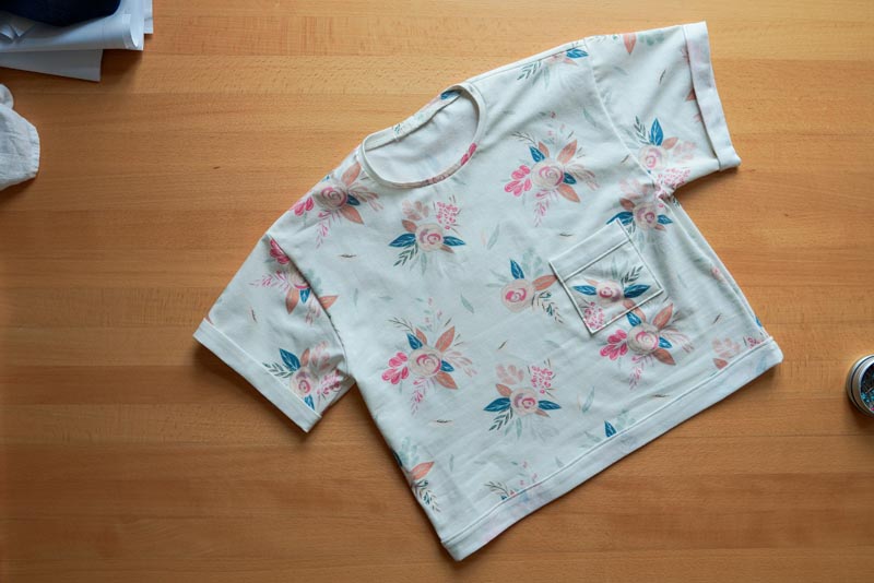 Střih a návod jak ušít jednoduché triko