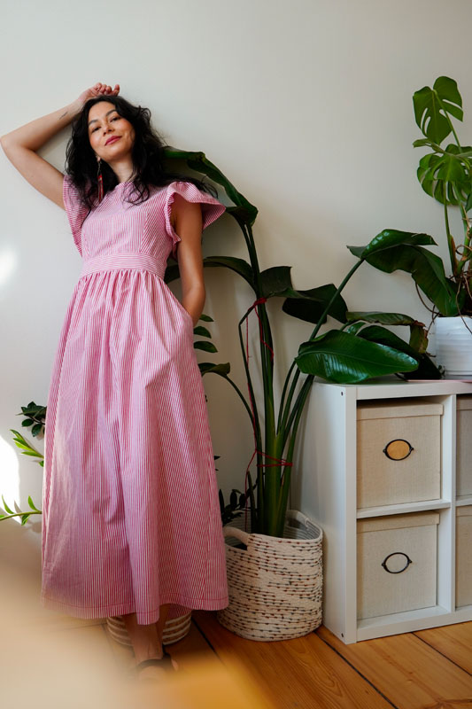 Střih a návod jak ušít dámské maxišaty