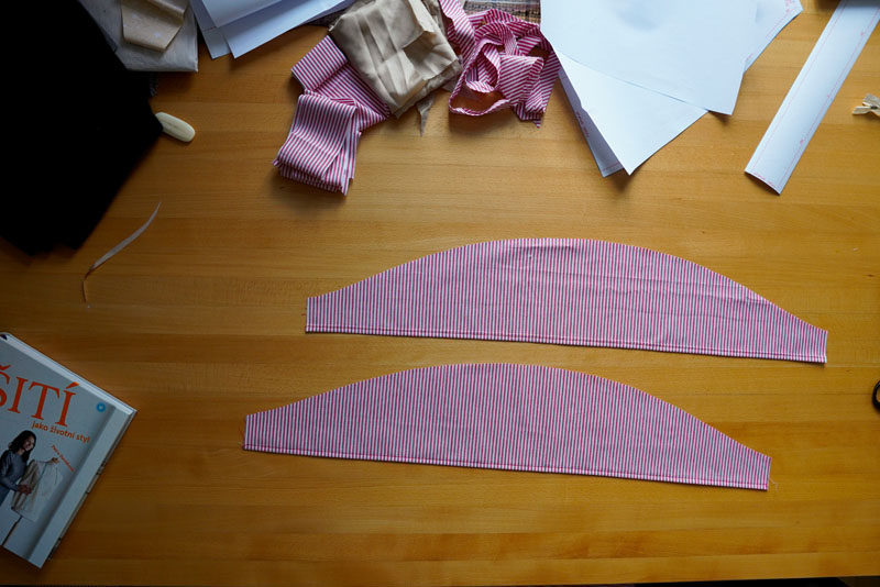 Střih a návod jak ušít dámské maxi šaty - rukávy