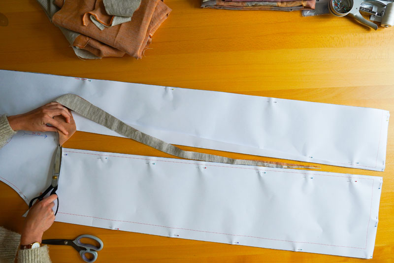 Střih a návod jak ušít pohodlné dámské šaty - střihová příprava