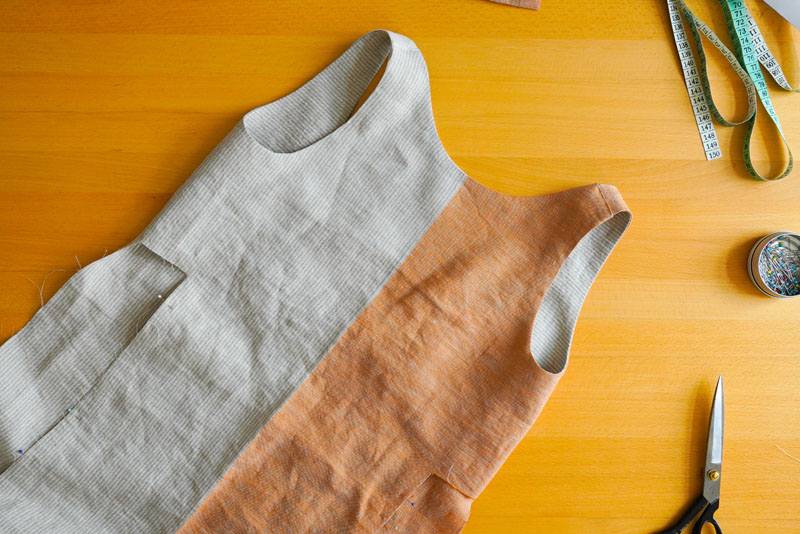 Střih a návod jak ušít pohodlné dámské šaty - podsádka