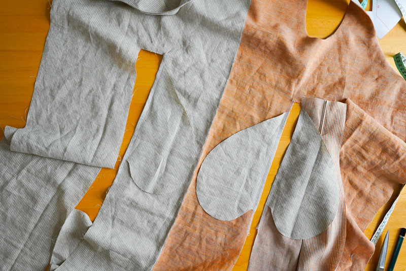 Střih a návod jak ušít pohodlné dámské šaty - vsadky