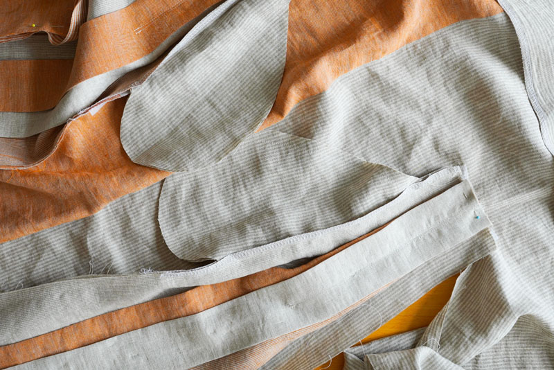 Střih a návod jak ušít pohodlné dámské šaty - vsadky