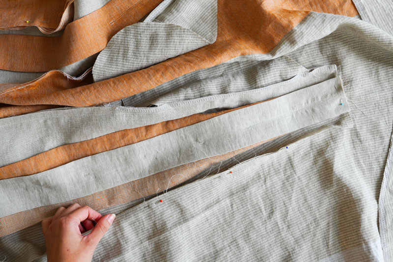 Střih a návod jak ušít pohodlné dámské šaty - vsadky