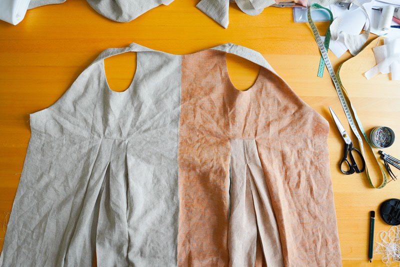 Střih a návod jak ušít pohodlné dámské šaty - vsadky