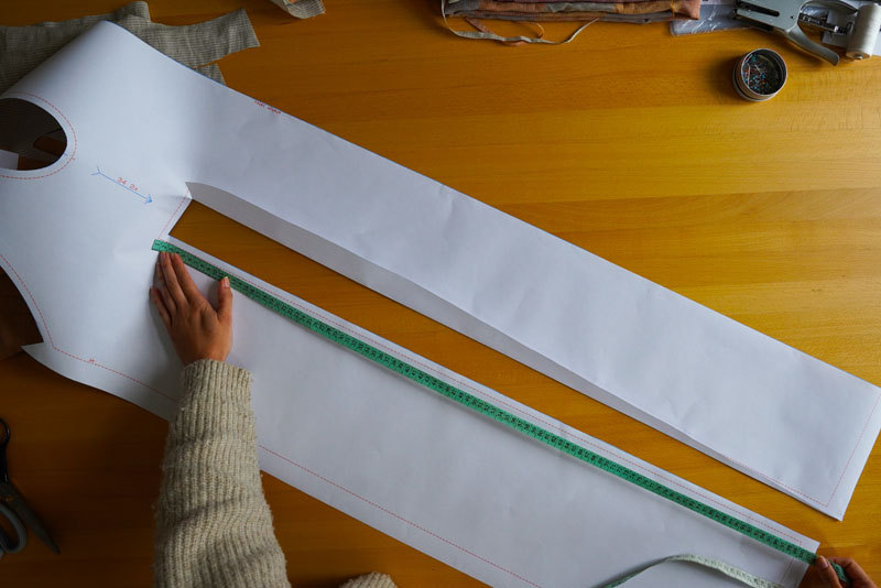 Střih a návod jak ušít pohodlné dámské šaty - vsadky