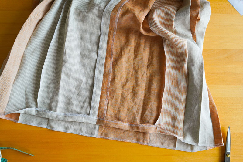 Střih a návod jak ušít pohodlné dámské šaty - spodní lem