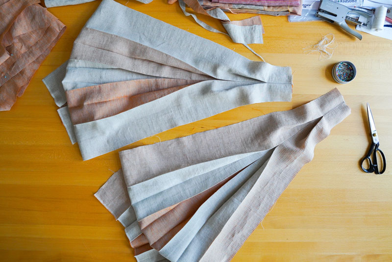 Střih a návod jak ušít pohodlné dámské šaty - vsadky