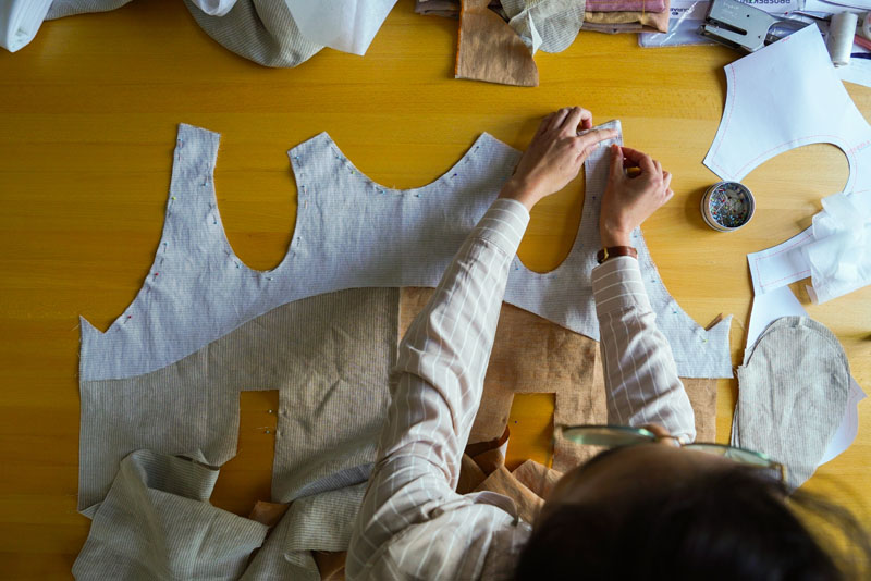 Střih a návod jak ušít pohodlné dámské šaty - podsádka