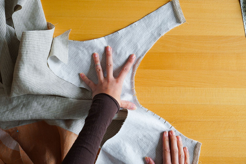 Střih a návod jak ušít pohodlné dámské šaty - podsádka