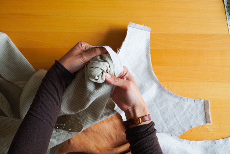 Střih a návod jak ušít pohodlné dámské šaty - podsádka