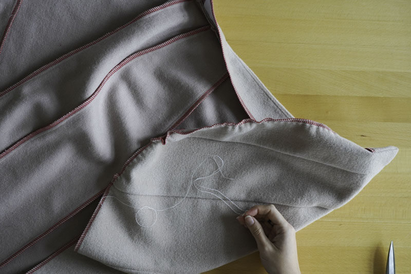 Jak ušít dámskou zavinovací pouzdrovou sukni - podrobný foto návod šití