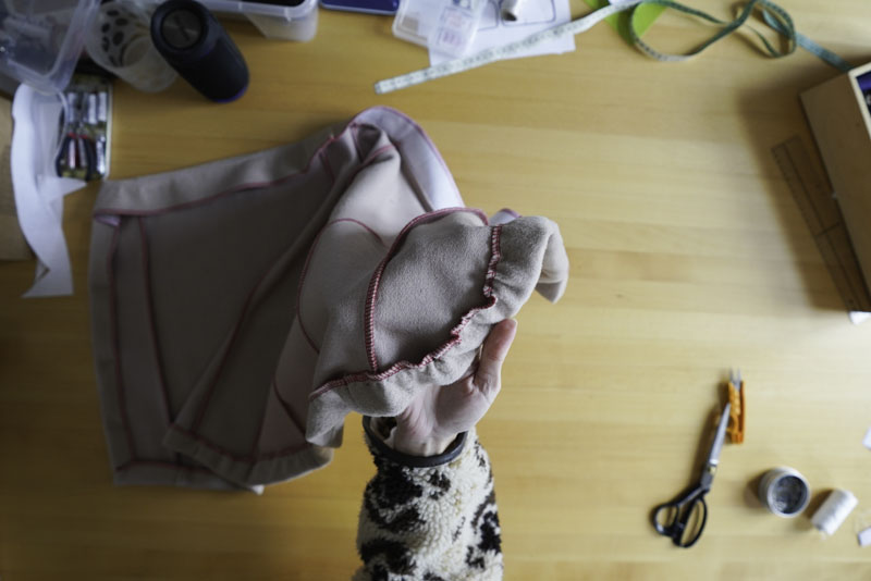 Jak ušít dámskou zavinovací pouzdrovou sukni - podrobný foto návod šití