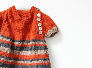 Pletené šaty pro Terulku